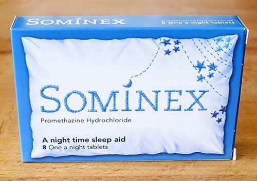 sominex antihistamine sleep aid package